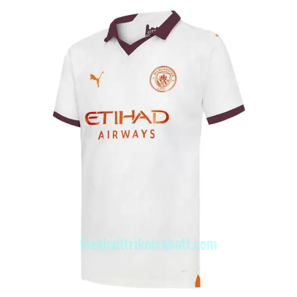 Günstige Manchester City Kevin De Bruyne 17 Herrentrikot Auswärts 2023/24 Kurzarm