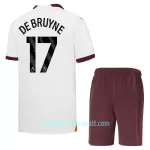 Günstige Manchester City Kevin De Bruyne 17 Kindertrikot Auswärts 2023/24 Kurzarm