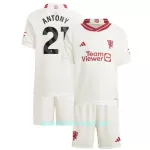 Günstige Manchester United Antony 21 Kindertrikot Ausweich 2023/24 Kurzarm