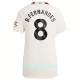 Günstige Manchester United Bruno Fernandes 8 Damentrikot Ausweich 2023/24 Kurzarm