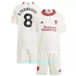 Günstige Manchester United Bruno Fernandes 8 Kindertrikot Ausweich 2023/24 Kurzarm