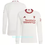 Günstige Manchester United Herrentrikot Ausweich 2023/24 Langarm