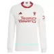 Günstige Manchester United Herrentrikot Ausweich 2023/24 Langarm