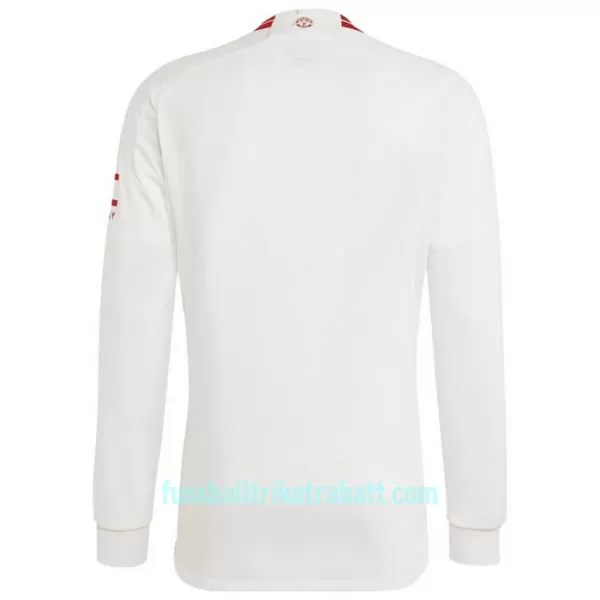 Günstige Manchester United Herrentrikot Ausweich 2023/24 Langarm