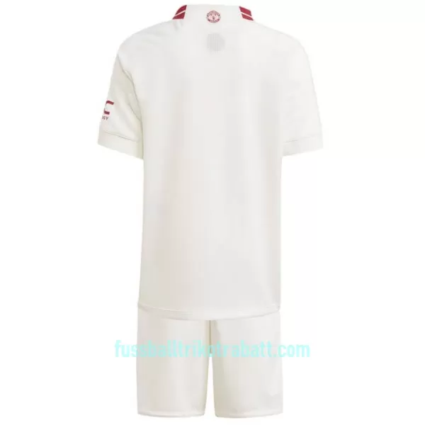 Günstige Manchester United Kindertrikot Ausweich 2023/24 Kurzarm