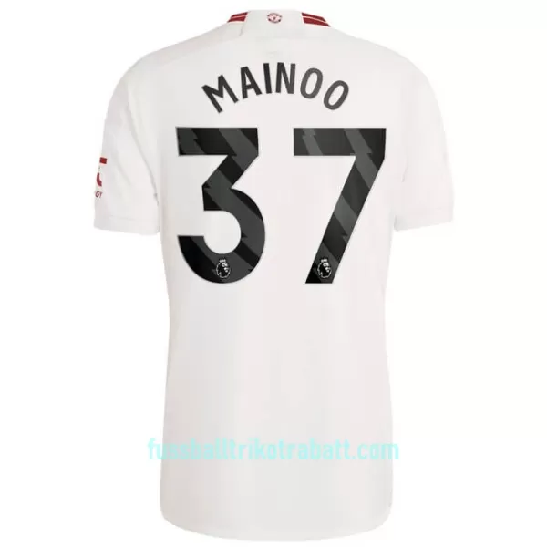 Günstige Manchester United Mainoo 37 Herrentrikot Ausweich 2023/24 Kurzarm