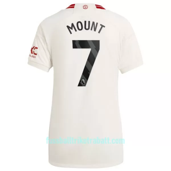 Günstige Manchester United Mount 7 Damentrikot Ausweich 2023/24 Kurzarm