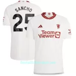 Günstige Manchester United Sancho 25 Herrentrikot Ausweich 2023/24 Kurzarm
