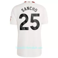 Günstige Manchester United Sancho 25 Herrentrikot Ausweich 2023/24 Kurzarm