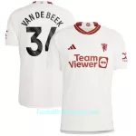 Günstige Manchester United Van De Beek 34 Herrentrikot Ausweich 2023/24 Kurzarm