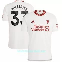 Günstige Manchester United Williams 33 Herrentrikot Ausweich 2023/24 Kurzarm Günstige Manchester United Williams 33 Herrentrikot Ausweich 2023/24 Kurzarm