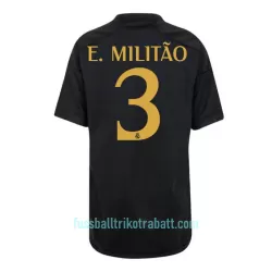 Günstige Real Madrid E. Militao 3 Kindertrikot Ausweich 2023/24 Kurzarm