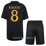 Günstige Real Madrid Kroos 8 Kindertrikot Ausweich 2023/24 Kurzarm
