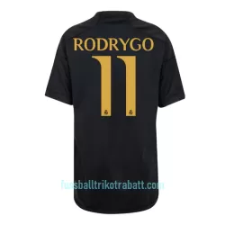 Günstige Real Madrid Rodrygo 11 Kindertrikot Ausweich 2023/24 Kurzarm