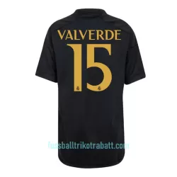 Günstige Real Madrid Valverde 15 Kindertrikot Ausweich 2023/24 Kurzarm