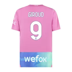 Günstige AC Mailand Giroud 9 Herrentrikot Ausweich 2023/24 Kurzarm