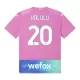 Günstige AC Mailand Kalulu 20 Kindertrikot Ausweich 2023/24 Kurzarm