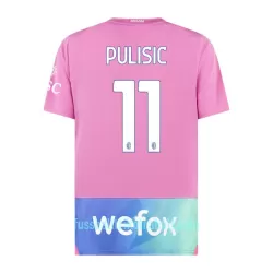 Günstige AC Mailand Pulisic 11 Herrentrikot Ausweich 2023/24 Kurzarm Günstige AC Mailand Pulisic 11 Herrentrikot Ausweich 2023/24 Kurzarm