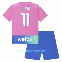 Günstige AC Mailand Pulisic 11 Kindertrikot Ausweich 2023/24 Kurzarm Günstige AC Mailand Pulisic 11 Kindertrikot Ausweich 2023/24 Kurzarm