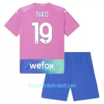 Günstige AC Mailand Theo 19 Kindertrikot Ausweich 2023/24 Kurzarm