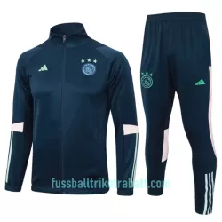 AFC Ajax Trainingsjackenanzüge 2023/24 Blaue AFC Ajax Trainingsjackenanzüge 2023/24 Blaue