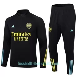 Arsenal Sweatshirts Anzüge 2023/24 Viertelreißverschluss Schwarze Arsenal Sweatshirts Anzüge 2023/24 Viertelreißverschluss Schwarze