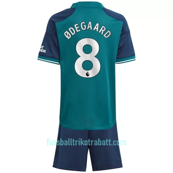 Günstige Arsenal Odegaard 8 Kindertrikot Ausweich 2023/24 Kurzarm