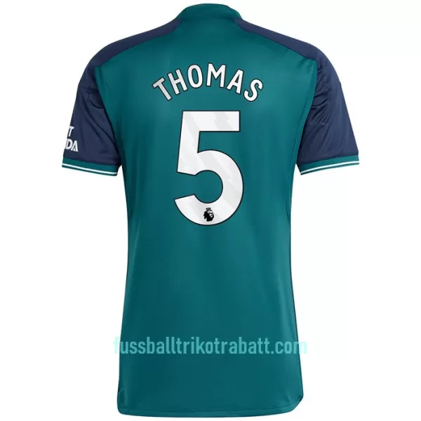 Günstige Arsenal Thomas 5 Herrentrikot Ausweich 2023/24 Kurzarm