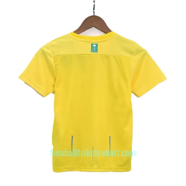 Günstige AL NASSR Kindertrikot Heim 2023/24 Kurzarm