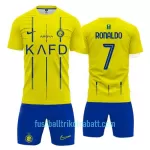 Günstige AL NASSR Ronaldo 7 Kindertrikot Heim 2023/24 Kurzarm