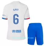 Günstige FC Barcelona Gavi 6 Kindertrikot Auswärts 2023/24 Kurzarm