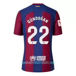 Günstige FC Barcelona Gundogan 22 Herrentrikot Heim 2023/24 Kurzarm Günstige FC Barcelona Gundogan 22 Herrentrikot Heim 2023/24 Kurzarm