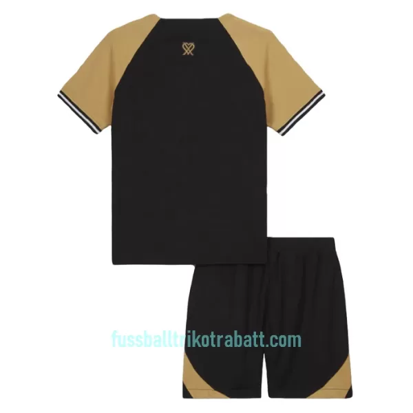 Günstige Sporting Lissabon Kindertrikot Ausweich 2023/24 Kurzarm