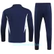 Italien Sweatshirts Anzüge 2023/24 Viertelreißverschluss Navy