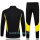 Juventus Turin Sweatshirts Anzüge 2023/24 Viertelreißverschluss Schwarze