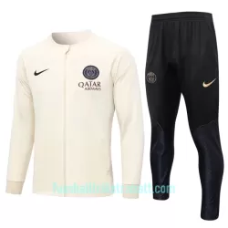 Paris Saint-Germain Trainingsjackenanzüge 2023/24 Crème Paris Saint-Germain Trainingsjackenanzüge 2023/24 Crème