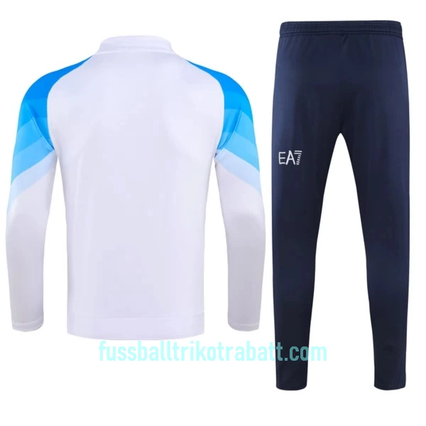 SSC Neapel Sweatshirts Anzüge 2023/24 Viertelreißverschluss Weiße