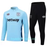 West Ham United Sweatshirts Anzüge 2023/24 Viertelreißverschluss Blaue