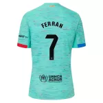 Günstige FC Barcelona Ferran 7 Herrentrikot Ausweich 2023/24 Kurzarm