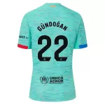 Günstige FC Barcelona Gundogan 22 Herrentrikot Ausweich 2023/24 Kurzarm