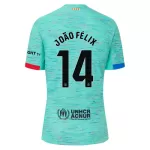 Günstige FC Barcelona Joao Felix 14 Herrentrikot Ausweich 2023/24 Kurzarm