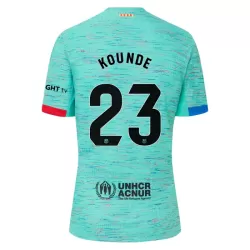 Günstige FC Barcelona Kounde 23 Herrentrikot Ausweich 2023/24 Kurzarm Günstige FC Barcelona Kounde 23 Herrentrikot Ausweich 2023/24 Kurzarm