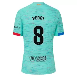 Günstige FC Barcelona Pedri 8 Kindertrikot Ausweich 2023/24 Kurzarm