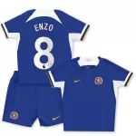Günstige Chelsea Enzo 8 Kindertrikot Heim 2023/24 Kurzarm