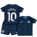Günstige Chelsea Mudryk 10 Kindertrikot Auswärts 2023/24 Kurzarm