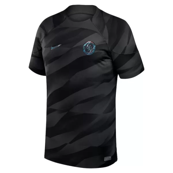 Günstige Chelsea Sanchez 1 Torwart Kindertrikot Heim 2023/24 Kurzarm