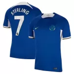 Günstige Chelsea Sterling 7 Herrentrikot Heim 2023/24 Kurzarm