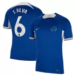 Günstige Chelsea T. Silva 6 Herrentrikot Heim 2023/24 Kurzarm
