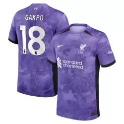 Günstige Liverpool Gakpo 18 Herrentrikot Ausweich 2023/24 Kurzarm