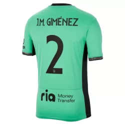 Günstige Atlético Madrid JM Gimenez 2 Herrentrikot Ausweich 2023/24 Kurzarm